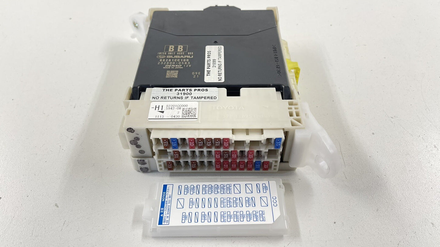 22-23 Subaru BRZ Integrated Body Control Module Fuse Relay Junction Box OEM