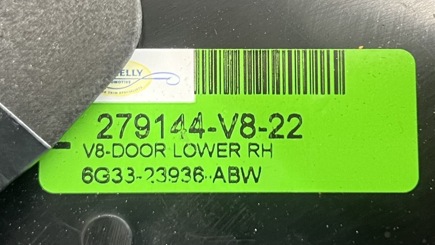 07-10 ASTON MARTIN VANTAGE PASSENGER RIGHT FRONT DOOR PANEL COVER TRIM OEM