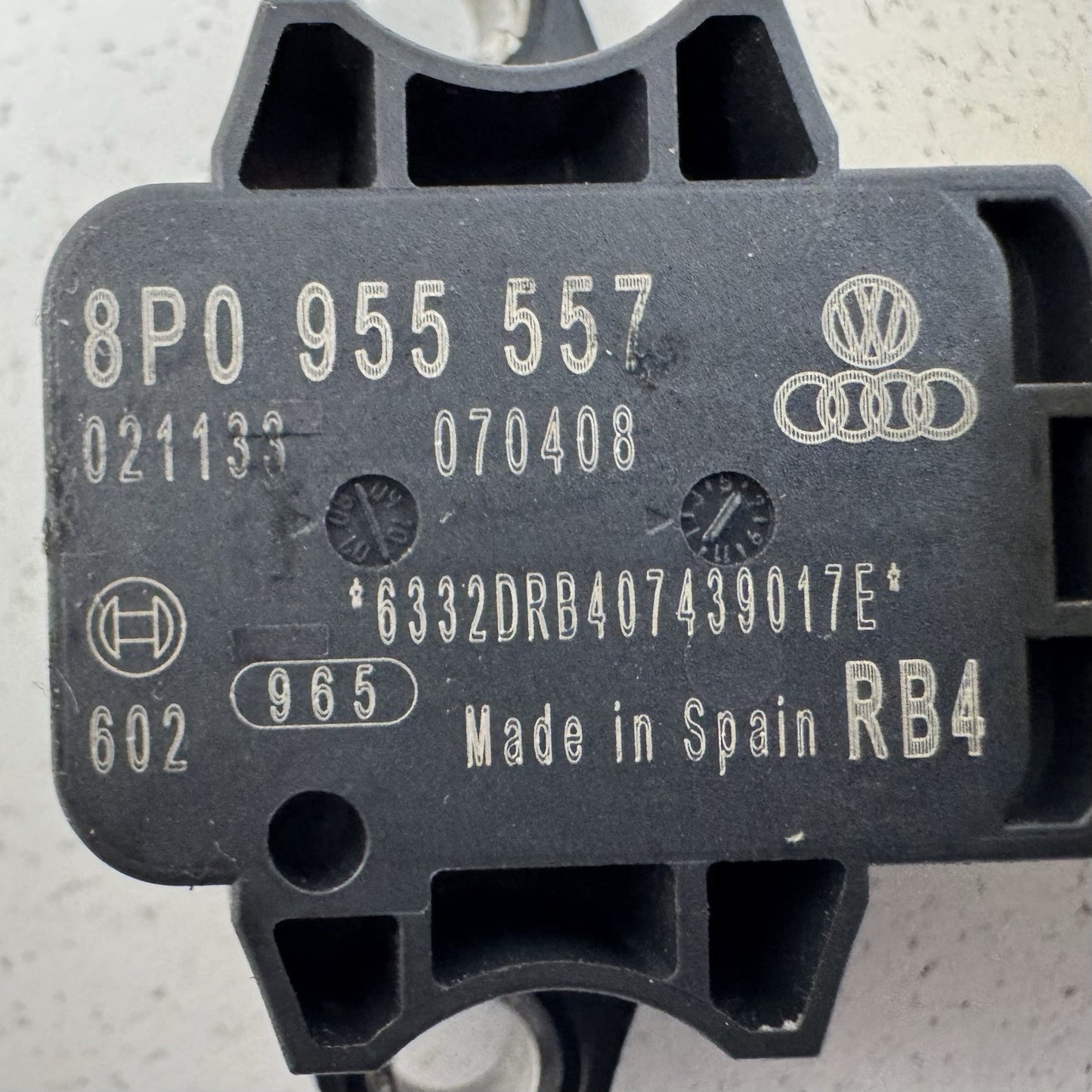 08-15 Audi TT Passenger Right Door Wiring Wire Harness 8J0971030P OEM