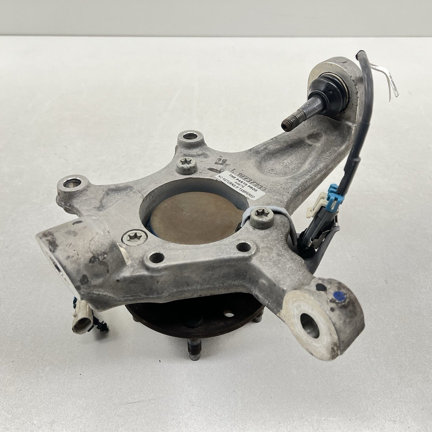 01-04 CORVETTE C5 Z06 LEFT FRONT SPINDLE KNUCKLE HUB WITH CONTROL ARM SET OEM