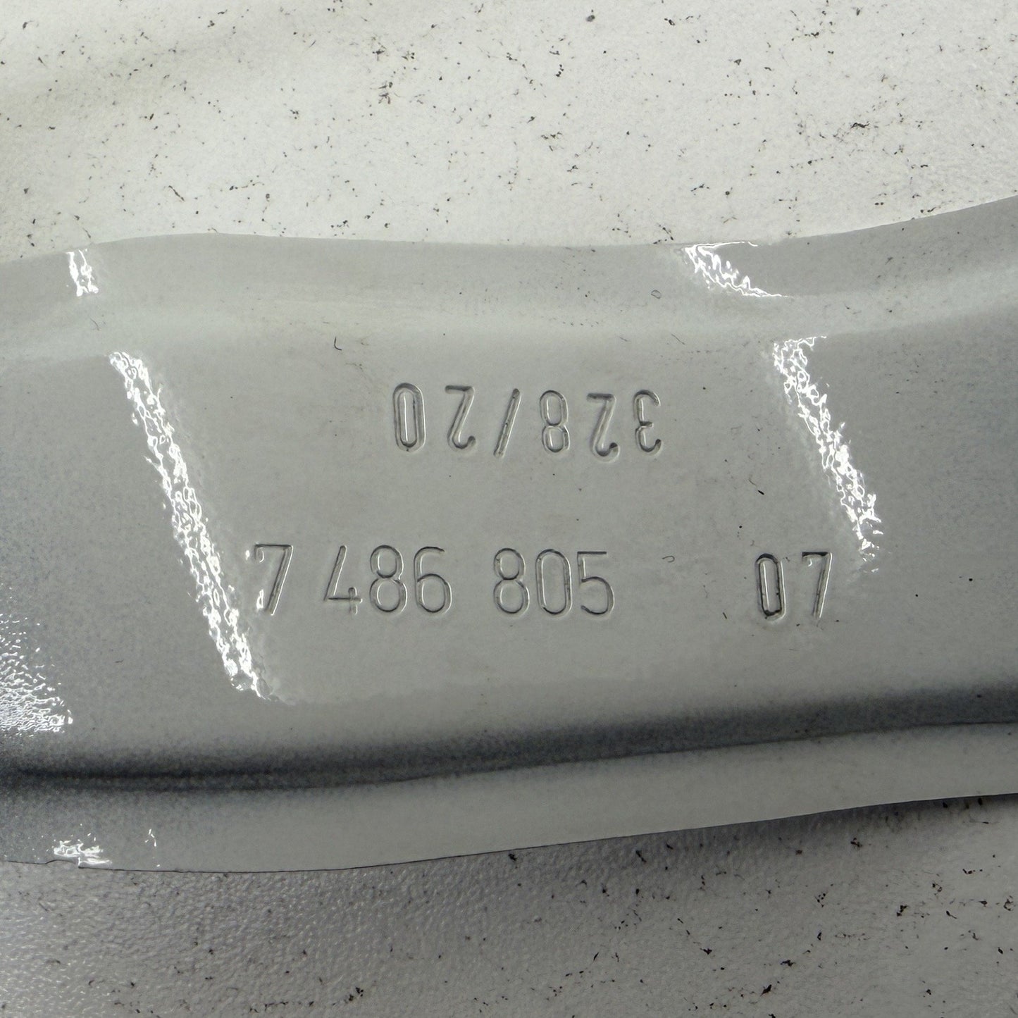 2021-2026 BMW M3 M4 G80 G82 Driver Left Front Fender Mount Bracket Set White OEM