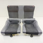22-26 Toyota GR86 Premium Rear Seat Set Upper & Lower Leather Suede Black OEM