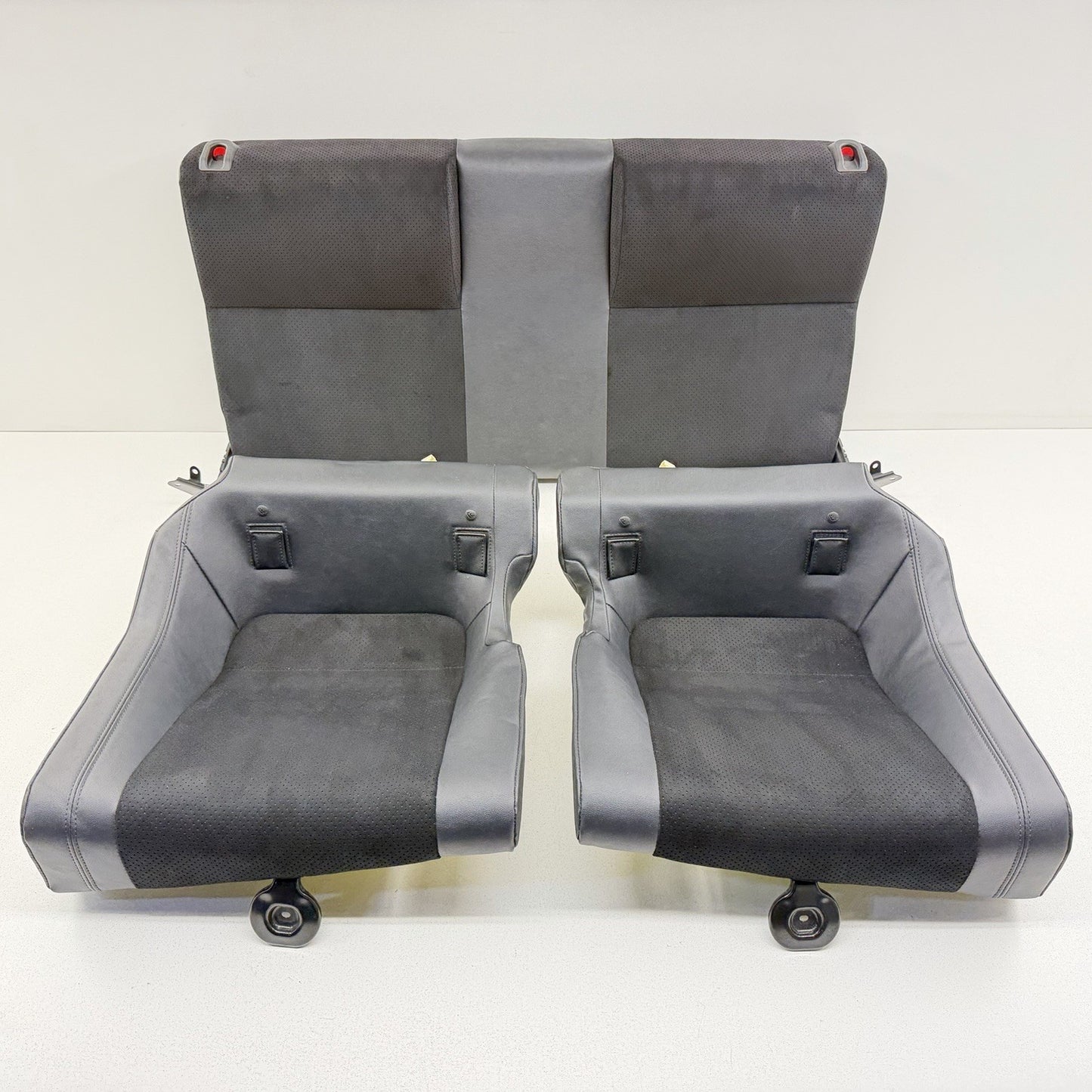 22-26 Toyota GR86 Premium Rear Seat Set Upper & Lower Leather Suede Black OEM