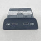 22-25 VOLKSWAGEN GOLF R MK8 REAR CENTER CONSOLE DUAL USB PORT CHARGE PORT OEM