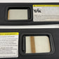 08-15 Audi TT Convertible Sunvisor Sun Visor Shade Pair Left & Right Black OEM