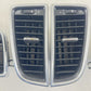 10-16 PORSCHE PANAMERA FRONT LEFT AND RIGHT DASH AIR VENT GRILL TRIM SET OEM