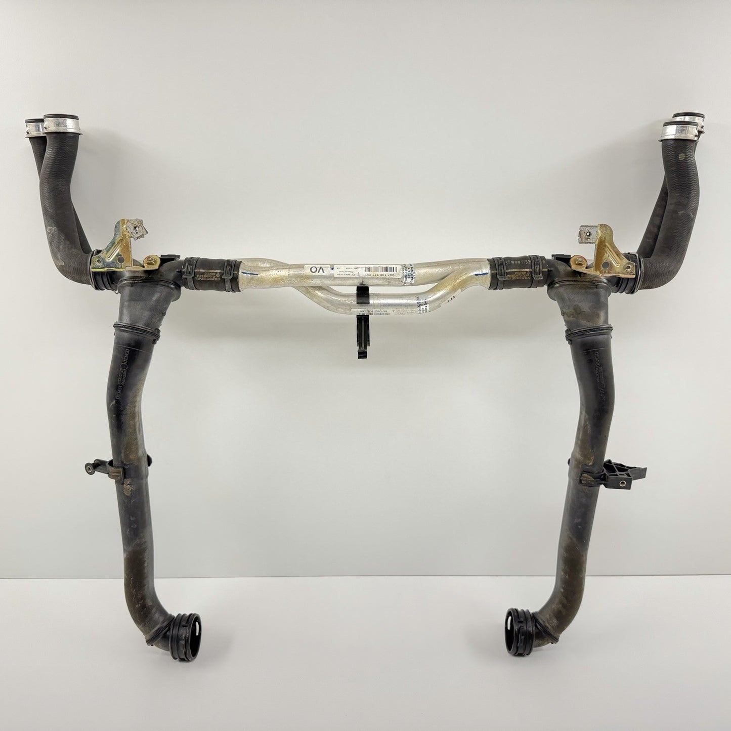 05-12 Porsche 911 997 Boxster Cayman 987 Radiator Crossover Coolant Pipe Set OEM