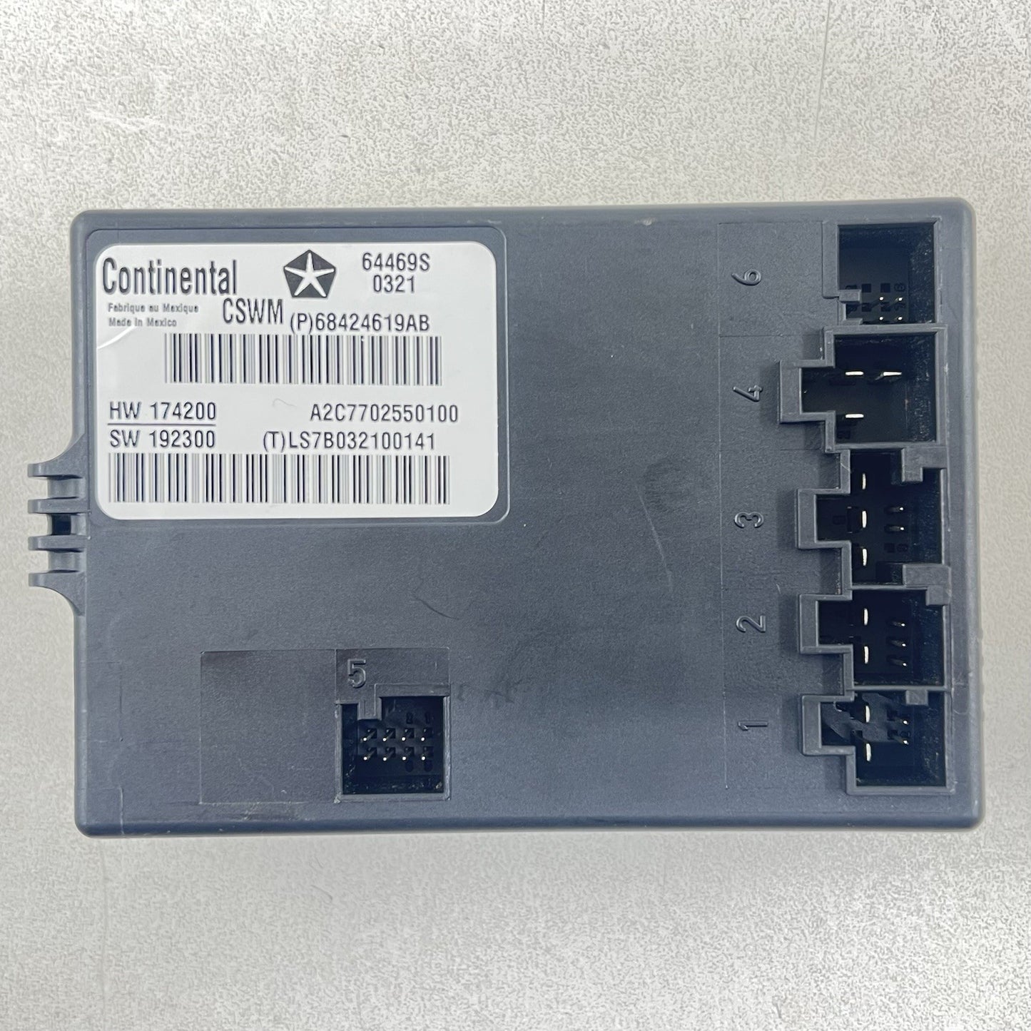 20-23 DODGE CHARGER HELLCAT PASSENGER RIGHT FRONT HEATED SEAT CONTROL MODULE OEM