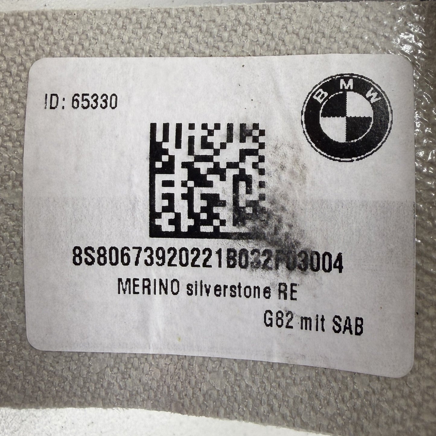 21-26 BMW M4 G82 Coupe Passenger Right Rear Seat Airbag Air Bag Silverstone OEM