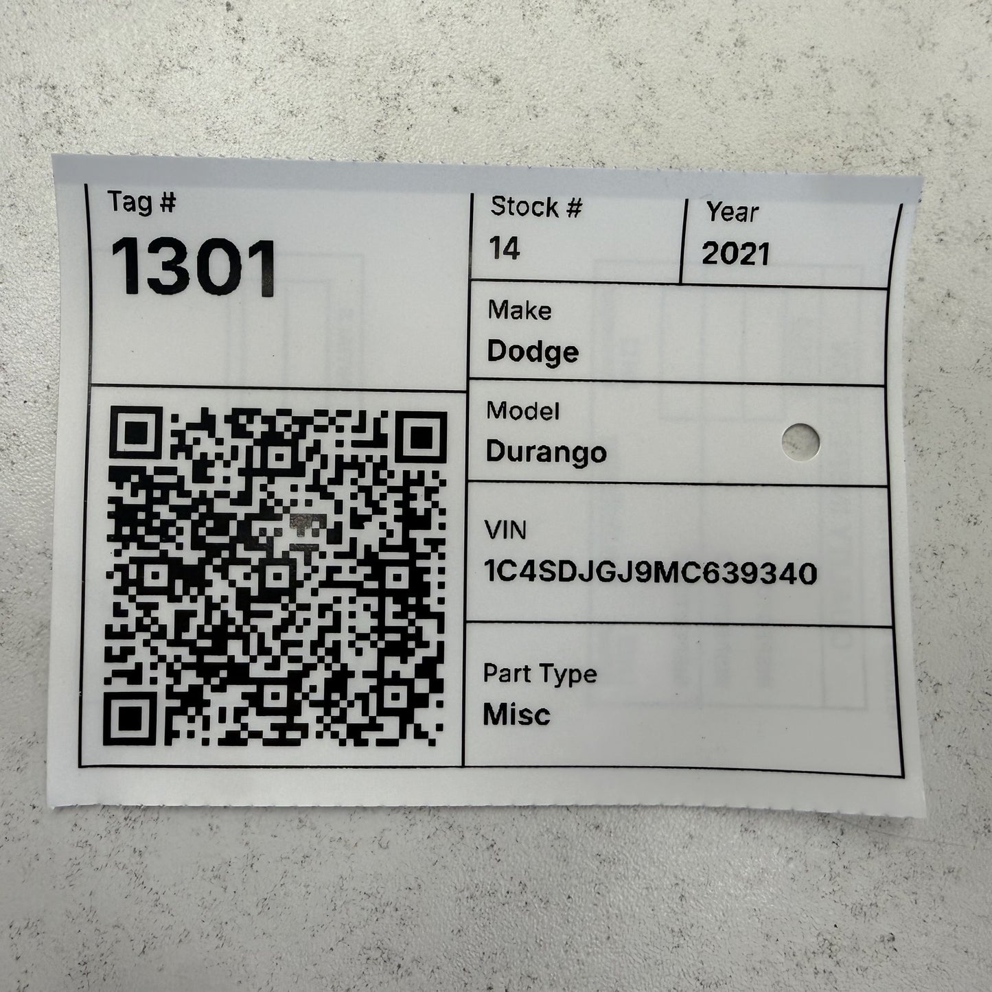 2021-2024 Dodge Durango Telematics Communication Control Module 68467662AH OEM