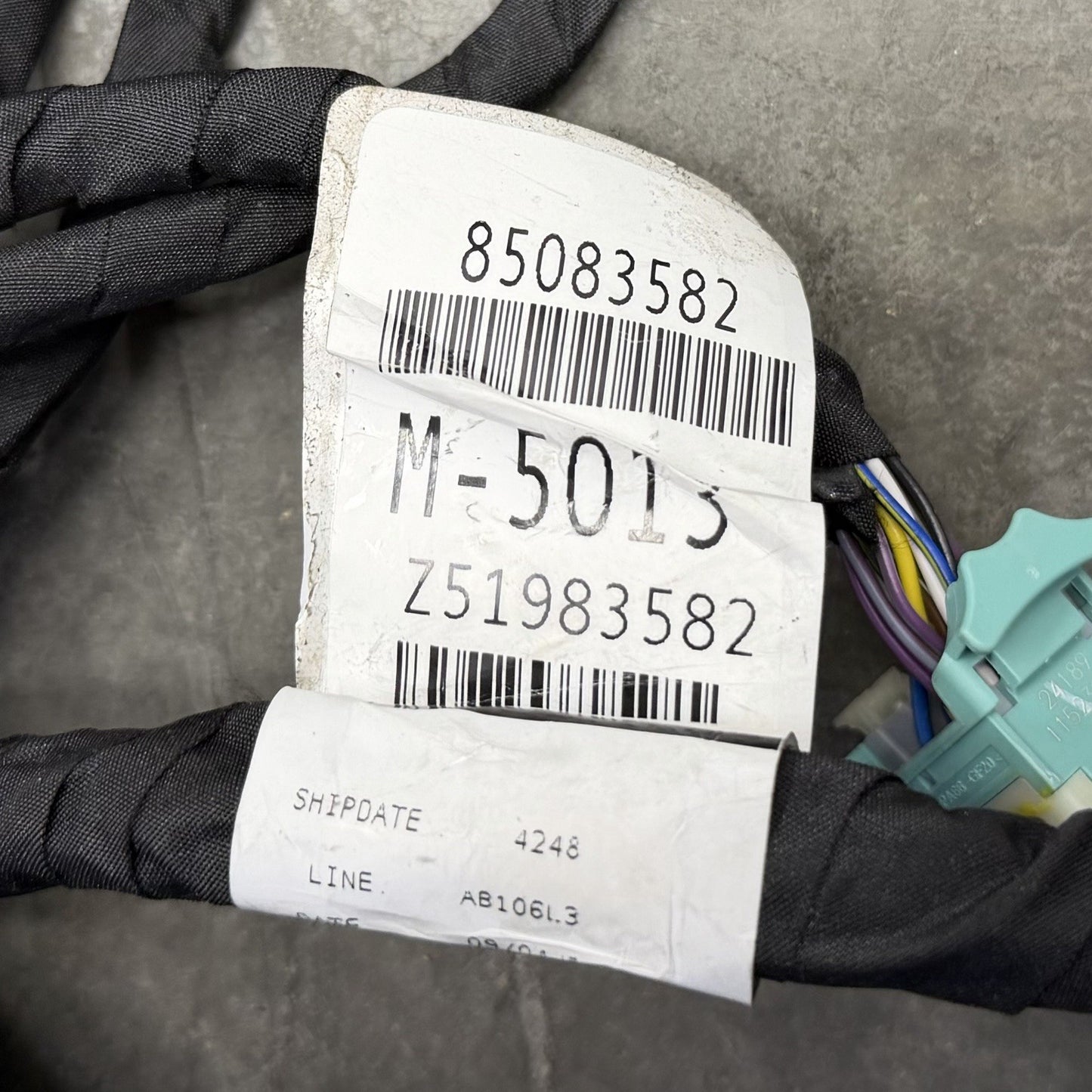 24-25 Chevrolet Silverado 2500 HD Chassis Main Body Wiring Harness 85083582 OEM