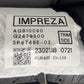 24-25 SUBARU CROSSTREK LIMITED RIGHT FRONT UPPER SEAT CUSHION COVER OEM