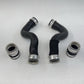 05-08 Porsche 911 997 Engine Coolant Pipe Hose W/ Adapter Sleeve Set OEM