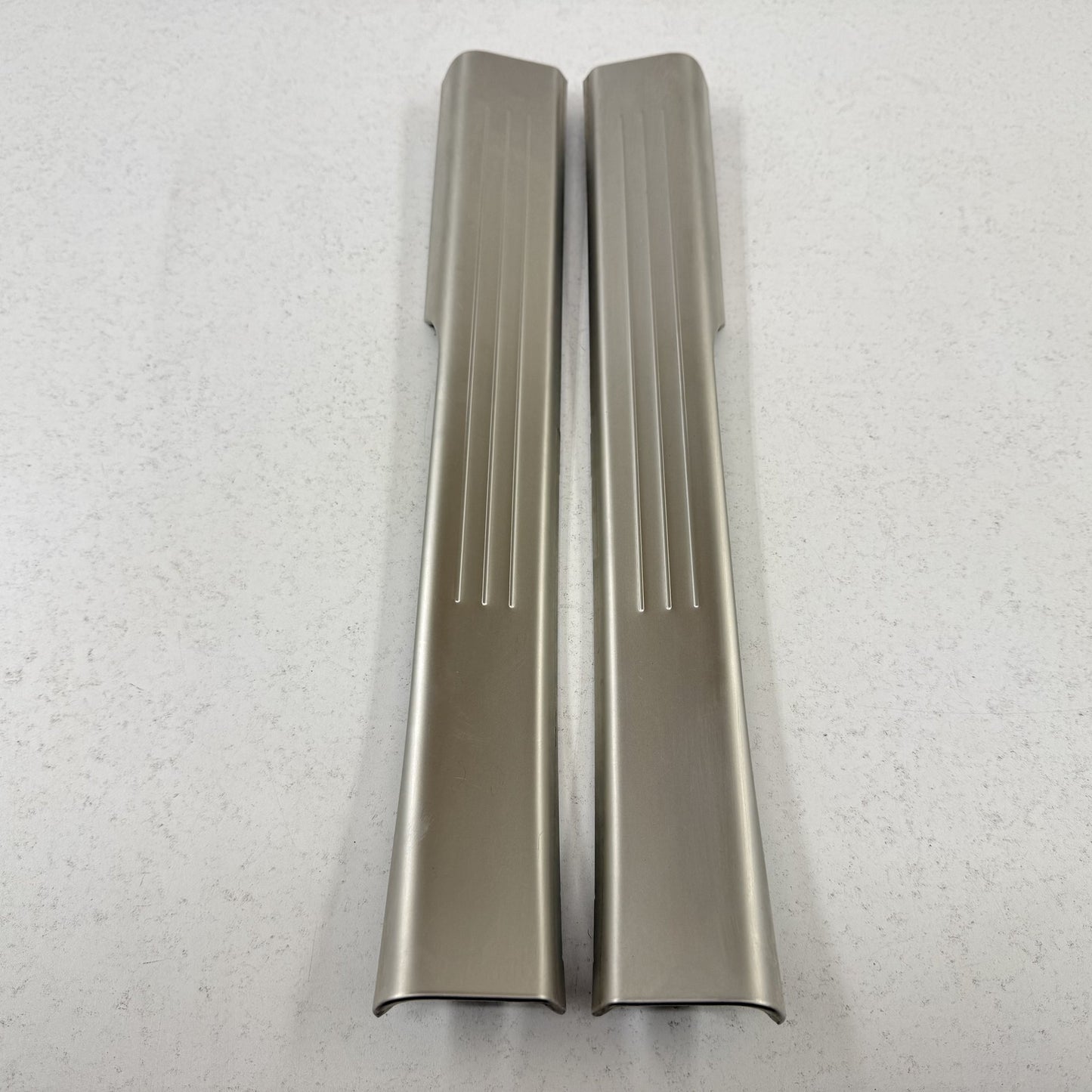 2014-2018 Bentley Flying Spur Door Sill Scuff Kick Plate Set Front & Rear OEM