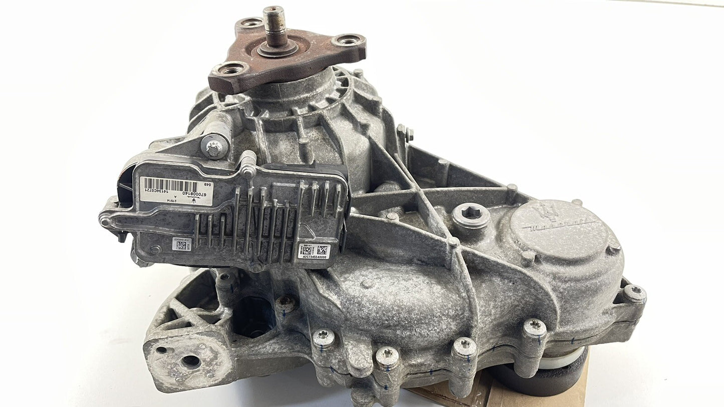 14-17 MASERATI GHIBLI S Q4 TRANSFER CASE GEAR BOX W/ MOTOR MODULE 670008138 OEM