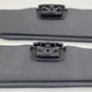 15-17 MCLAREN 650S SUNVISOR SUN VISOR SHADE PAIR LEATHER BLACK OEM