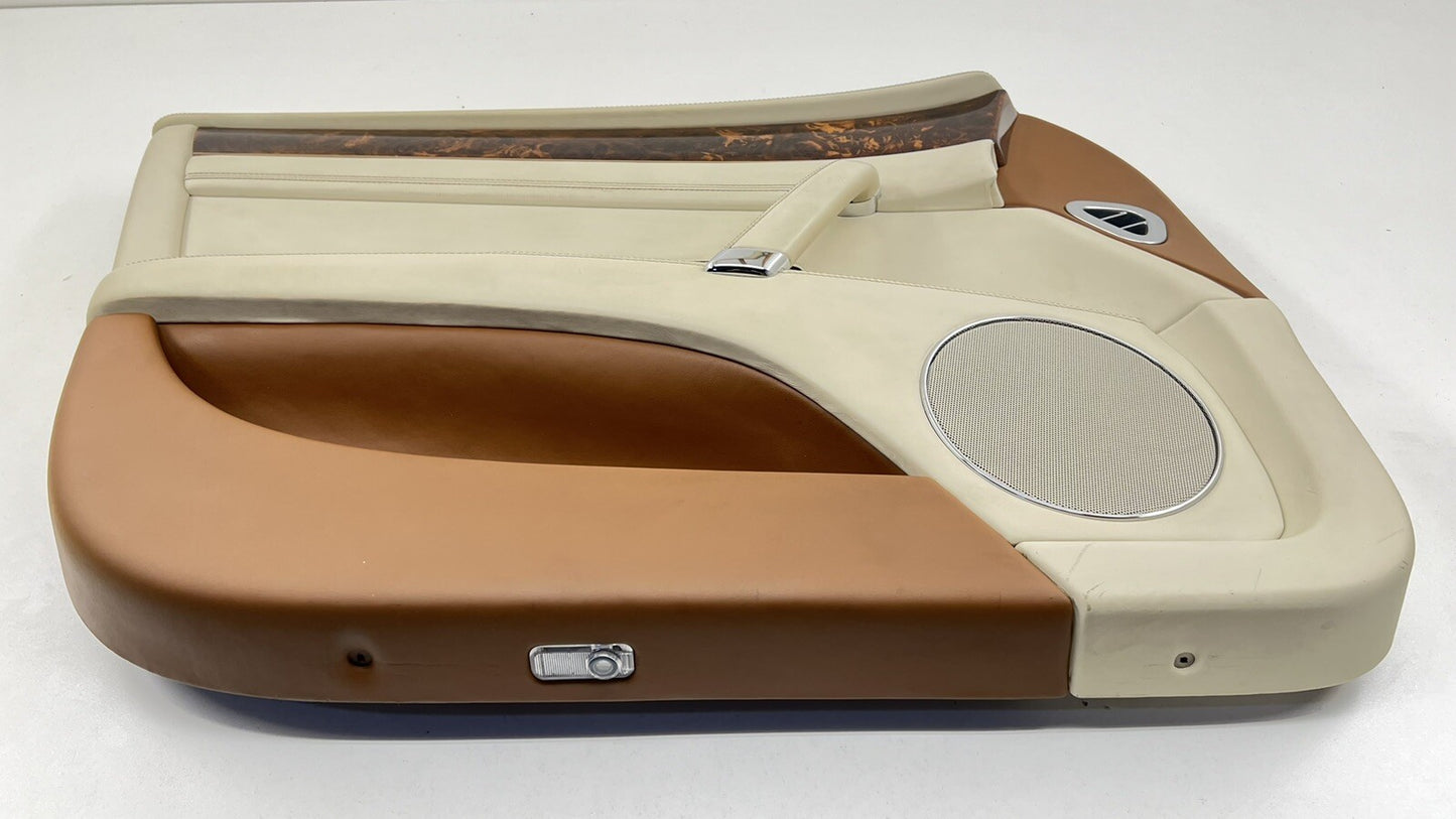13-18 BENTLEY FLYING SPUR DRIVER LEFT FRONT DOOR PANEL COVER TRIM OEM