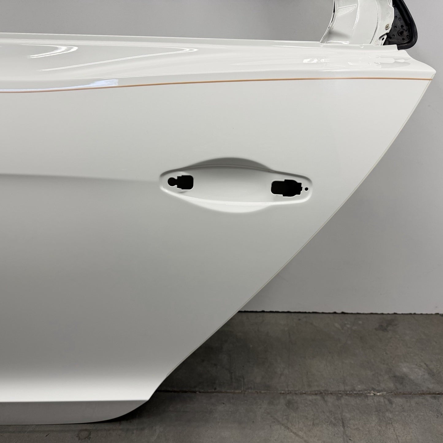 14-18 Bentley Flying Spur Driver Left Rear Door Shell Glacier White OEM