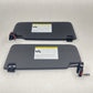 20-24 AUDI A4 S4 LEFT AND RIGHT FRONT SUNVISOR SUN VISOR SHADE PAIR BLACK OEM