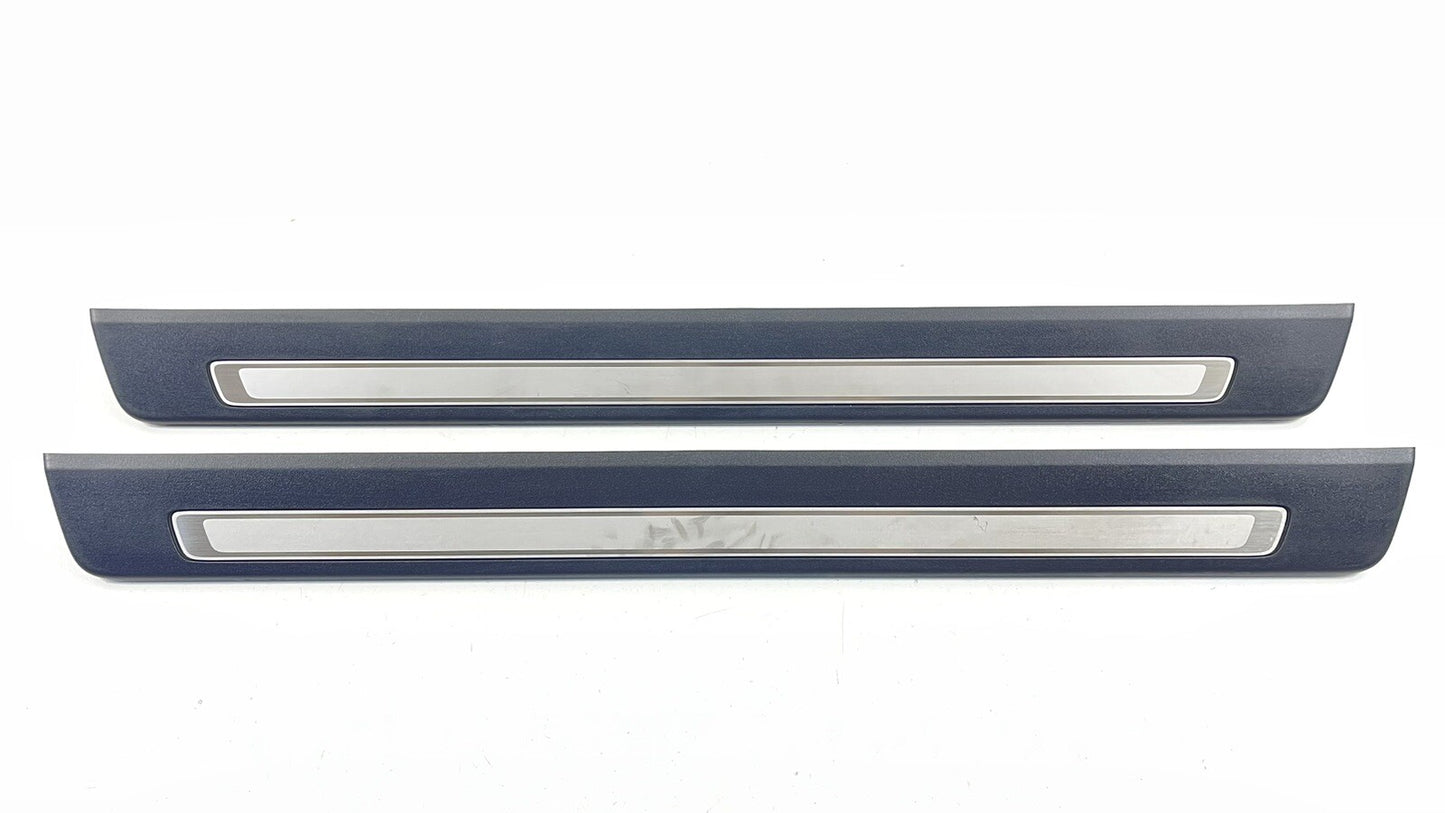 22-23 SUBARU BRZ LEFT RIGHT DOOR STEP SILL SCUFF PLATE TRIM PANEL PAIR OEM