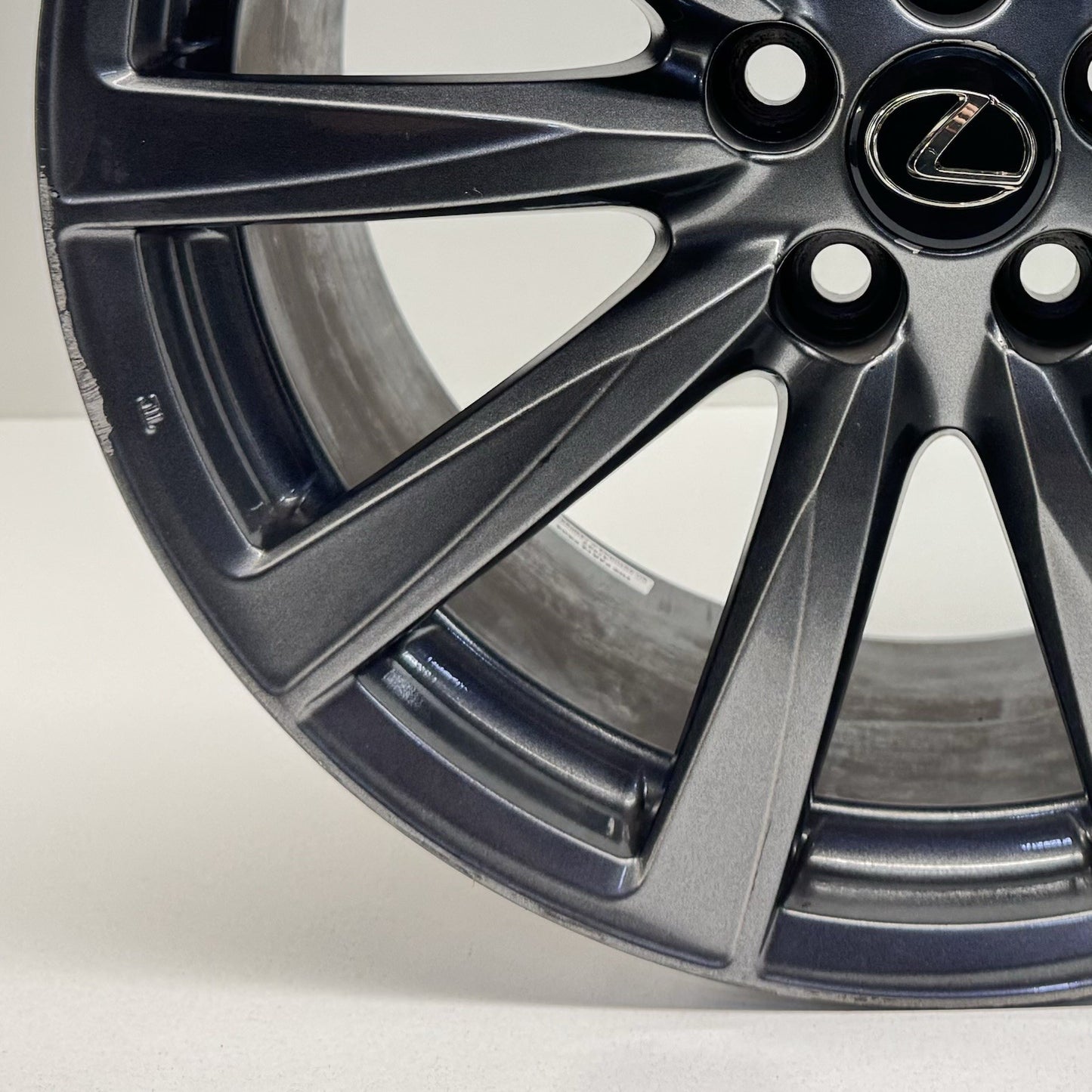 08-14 Lexus IS F Passenger Right Rear Wheel Rim 19x9 +55 Offset Factory OEM