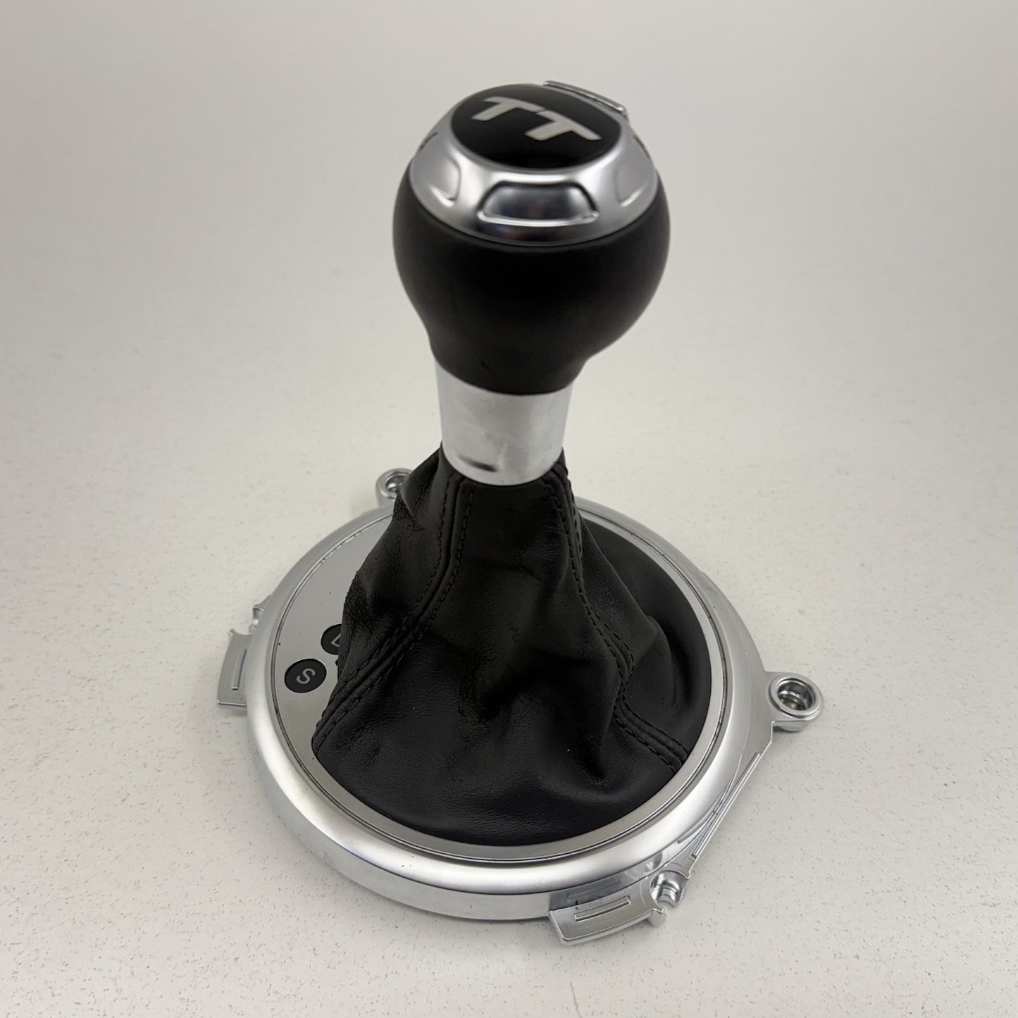 08-15 Audi TT Center Console Gear Shifter Selector Trim Boot Knob 8J1713463 OEM