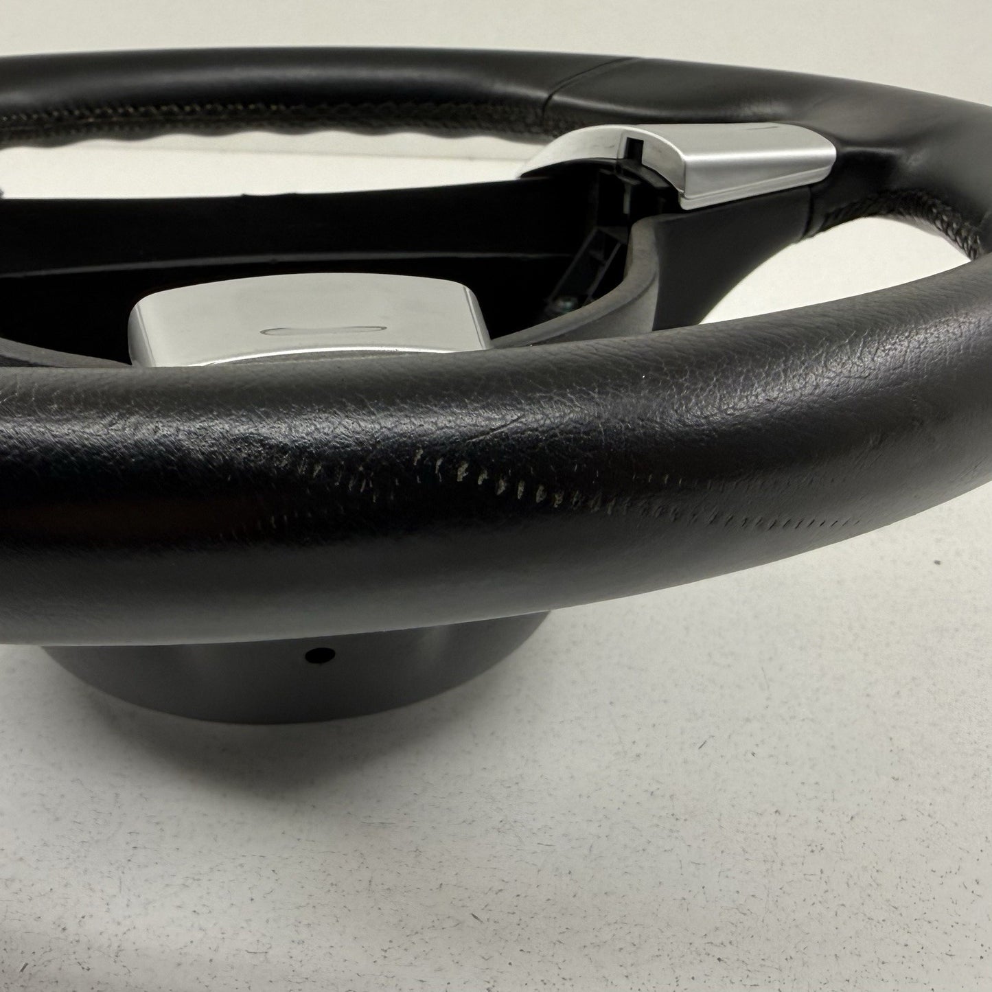 05-08 Porsche 911 997 Manual Sport Driver Steering Wheel 3 Spoke Black OEM