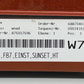 16-21 BMW M2 F87 Left Side Skirt Rocker Panel Cover Trim Sunset Orange OEM