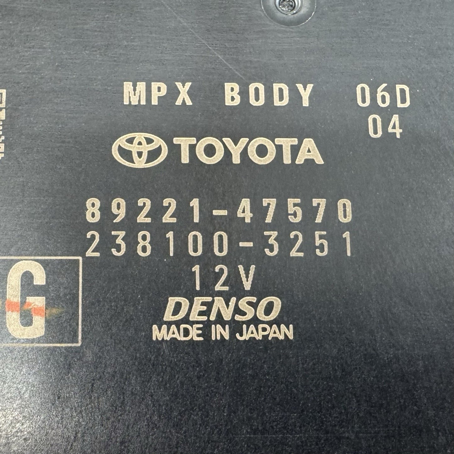 16-22 Toyota Prius  Junction Block Network Body Control Module BCM MPX Set OEM