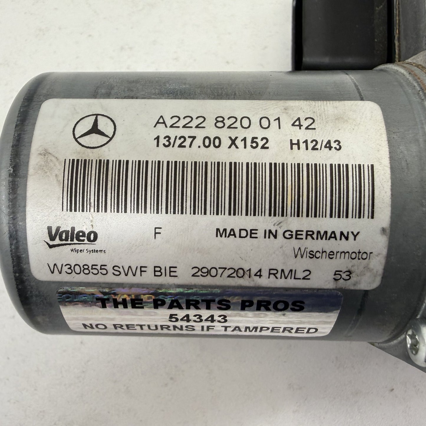 2014-2017 Mercedes-Benz S550 W222 Front Windshield Wiper Motor 2228200142 OEM