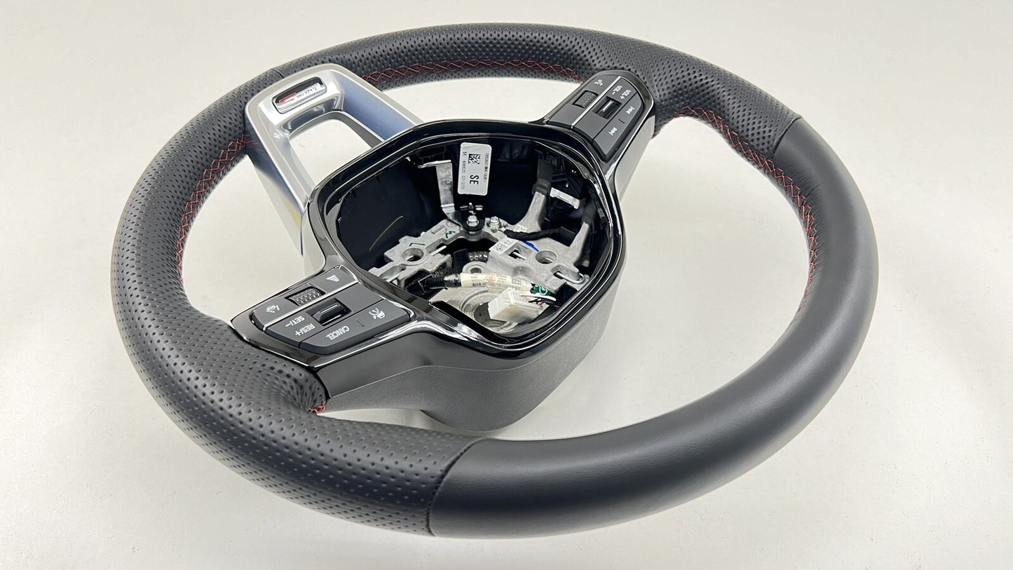 24-26 Acura Integra Type S Steering Wheel Leather Black With Red Stitching OEM