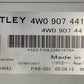 13-18 BENTLEY FLYING SPUR REAR VIEW CAMERA CONTROL MODULE 4W0 907 441 OEM