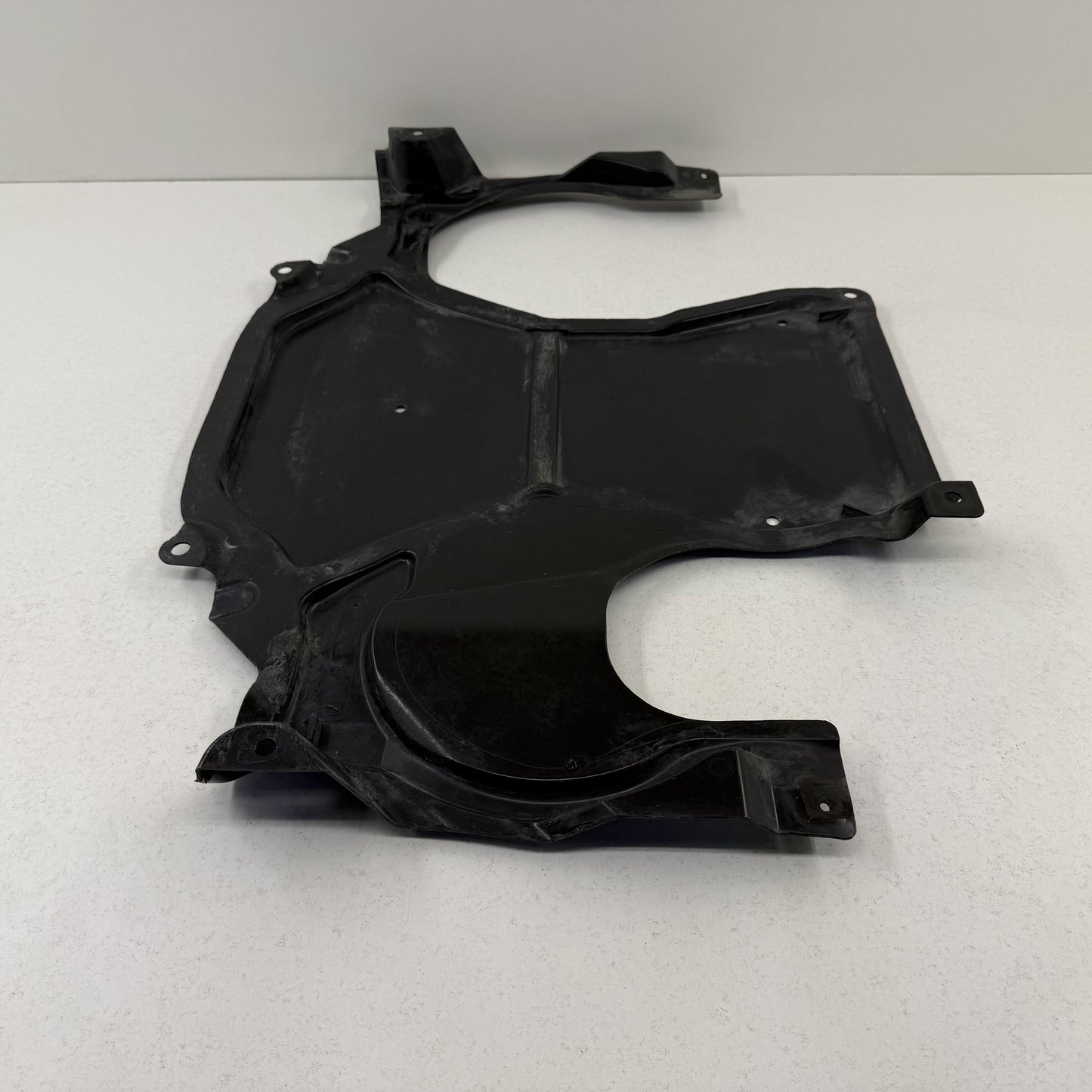 2008-2014 Mercedes C250 W204 Under Engine Splash Guard Shield Panel Pair OEM