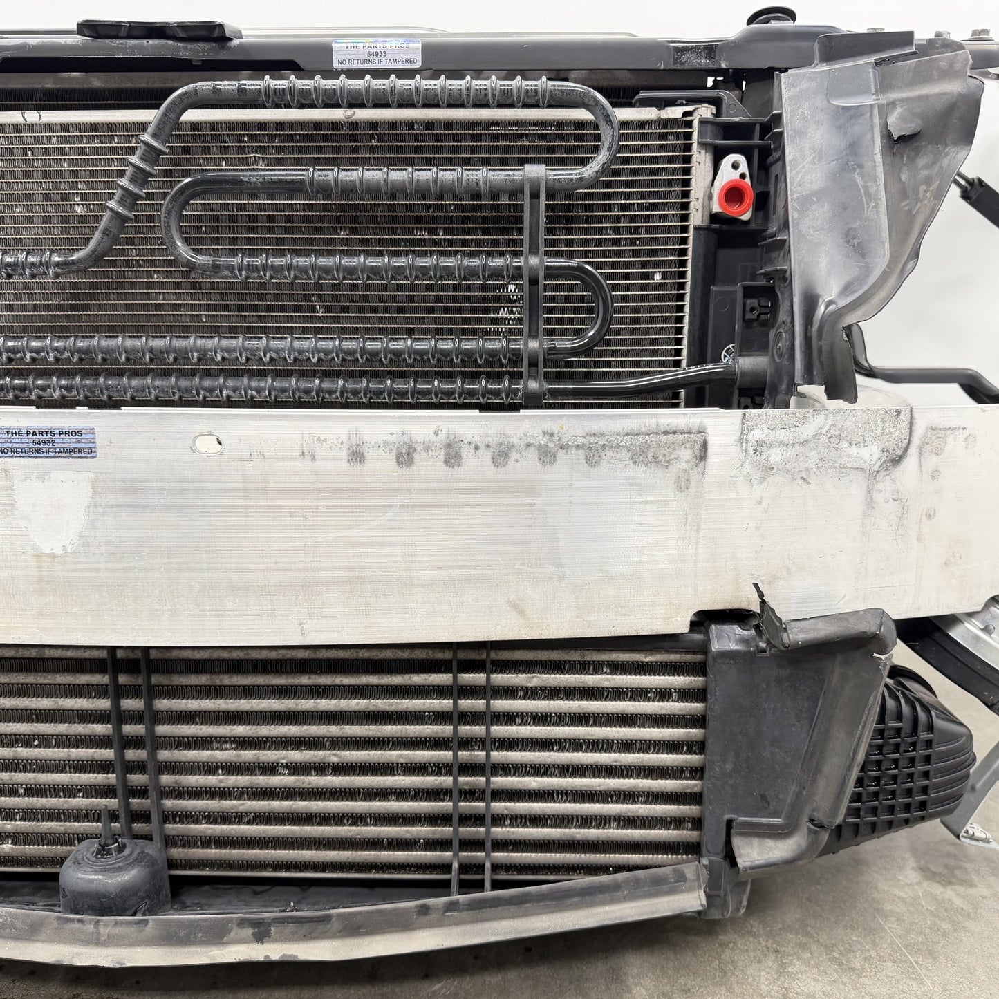 2012-2014 Mercedes C250 W204 Radiator Support Cooling Pack Rebar Assembly OEM