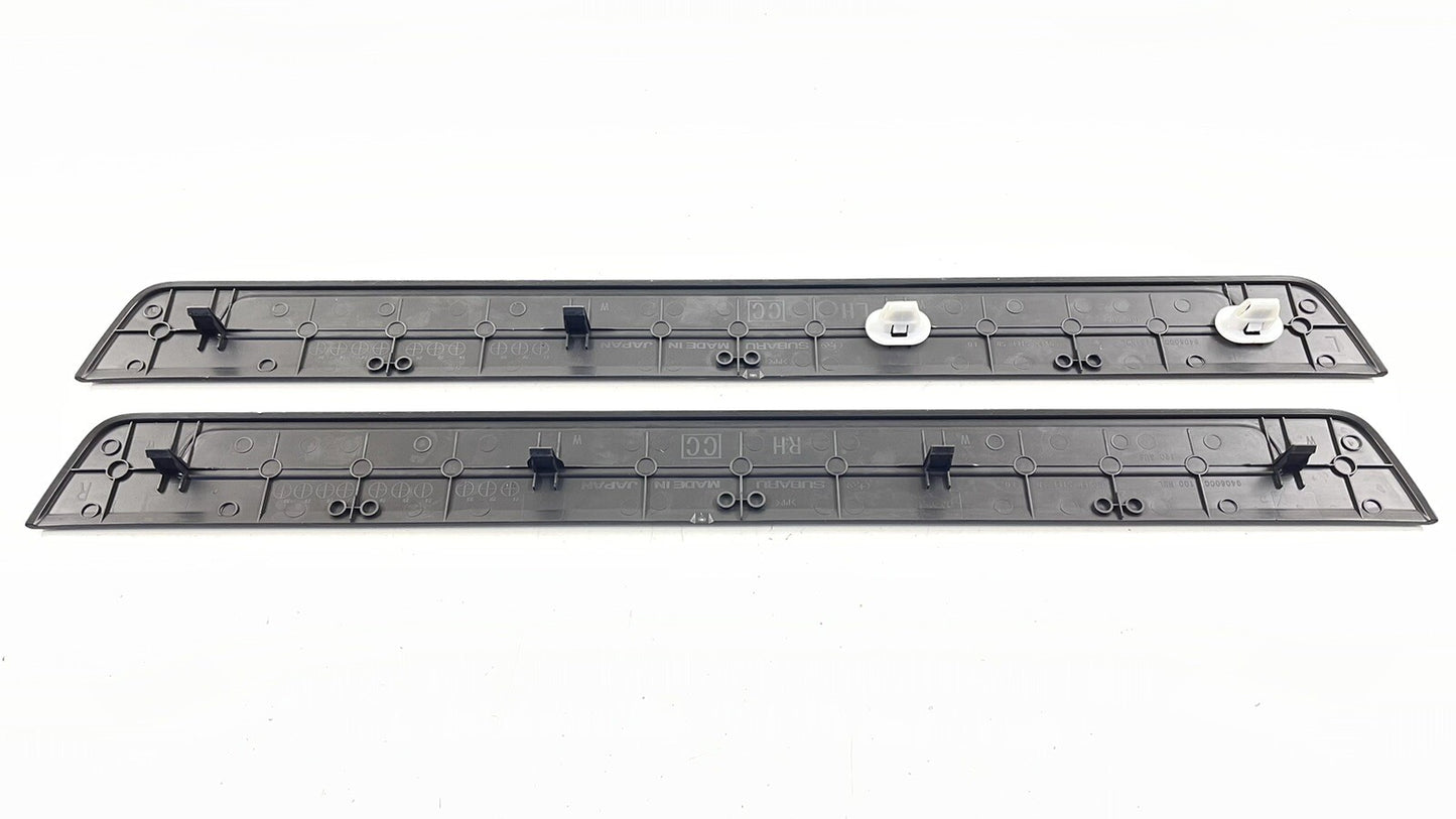 22-23 SUBARU BRZ LEFT RIGHT DOOR STEP SILL SCUFF PLATE TRIM PANEL PAIR OEM