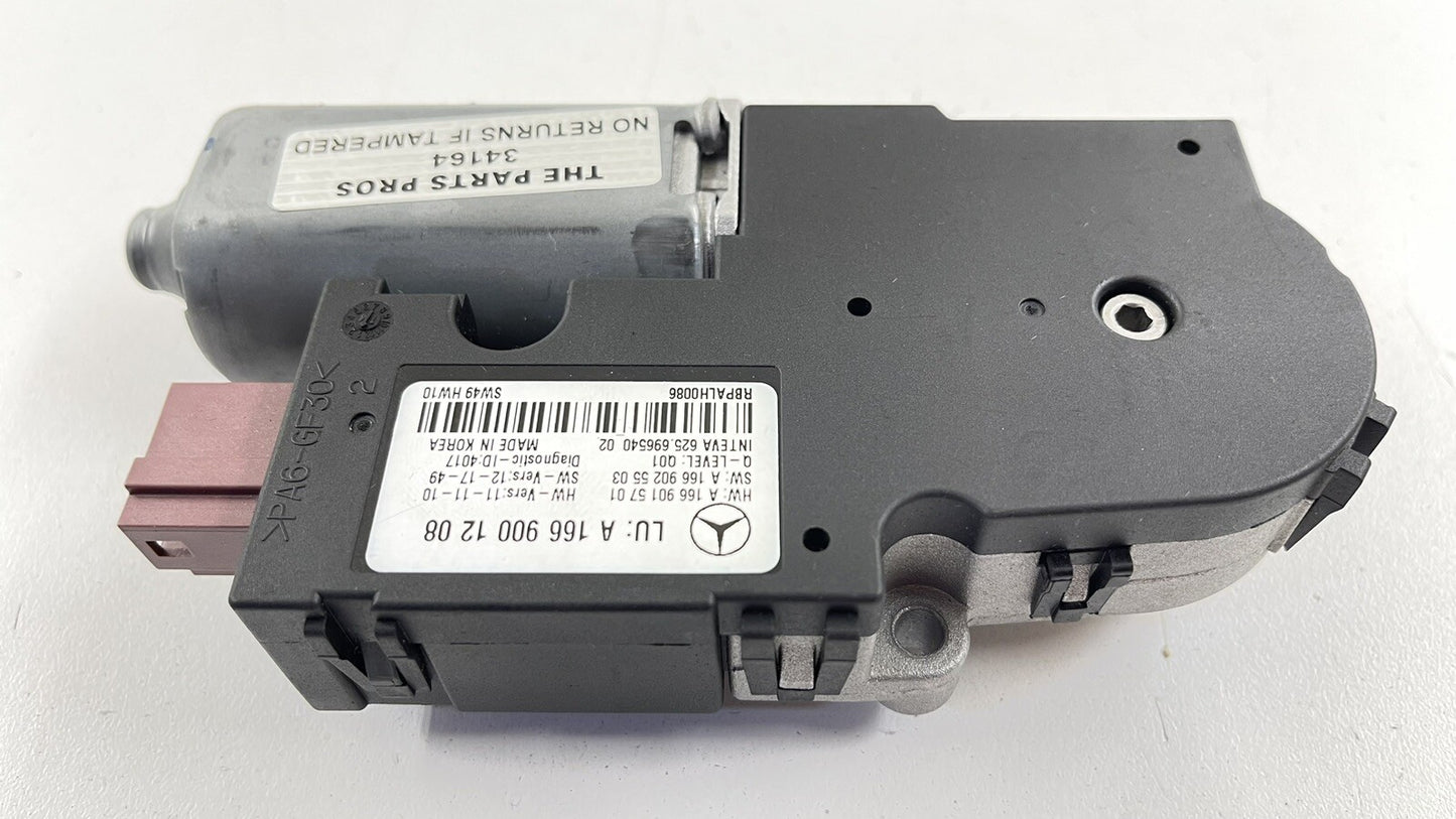13-16 MERCEDES BENZ GL350 X166 FRONT SUNROOF SUN ROOF MOTOR 1669001208 OEM