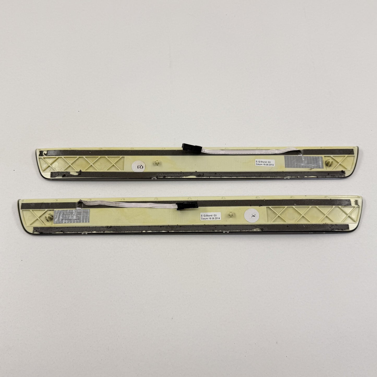 2014-2017 Mercedes-Benz S550 W222 Illuminated Door Sill Scuff Kick Plate Set OEM