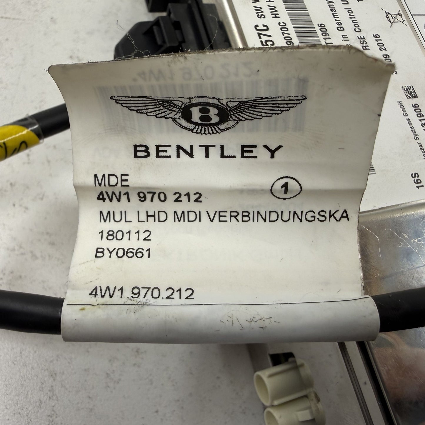 14-18 Bentley Flying Spur Rear Seat Entertainment Multimedia Control Module OEM
