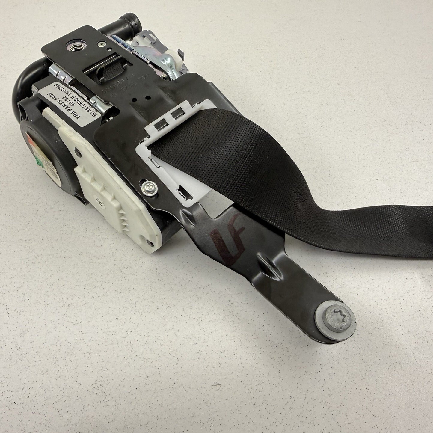 10-16 Mercedes W212 E350 Left Front Seat Belt Seatbelt Retractor Black OEM