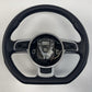 08-15 Audi TT Driver Steering Wheel Flat Bottom Leather Black 8J0419091C OEM