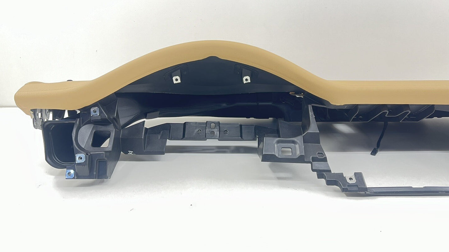 10-16 PORSCHE PANAMERA DASHBOARD INSTRUMENT PANEL COVER COMPLETE LUXOR BEIGE OEM
