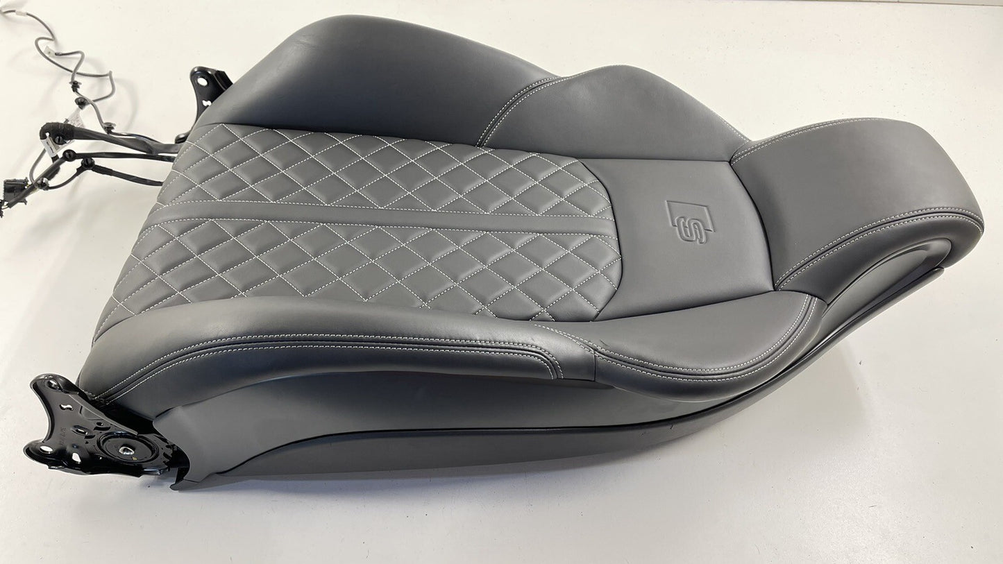 18-23 AUDI S5 PASSENGER RIGHT FRONT UPPER SEAT CUSHION COVER ASSEMBLY OEM