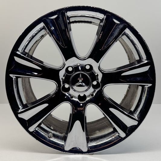 06-11 Mercedes-Benz CLS550 W219 Rear Wheel Rim 18x9.5 Chrome Factory OEM