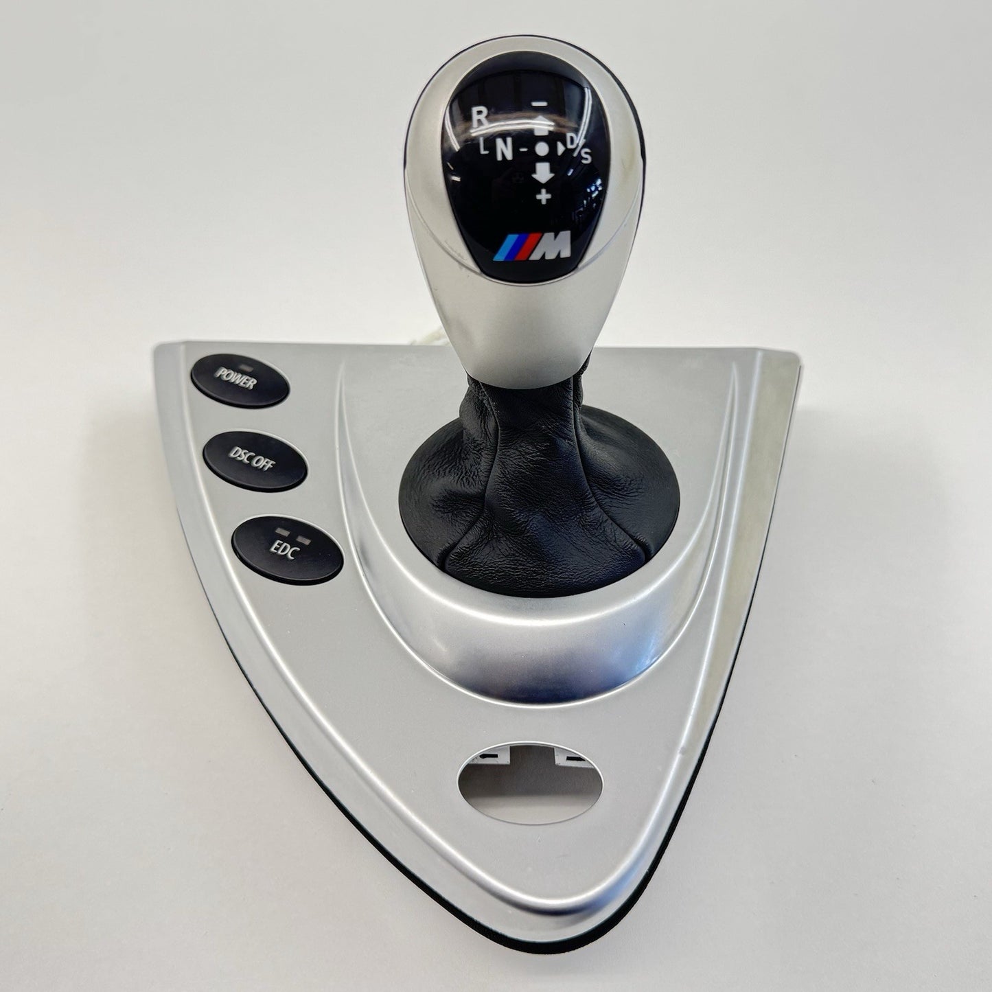 06-10 BMW M6 E63 E64 Center Console Gear Shift Boot Surround Trim W/ Knob OEM