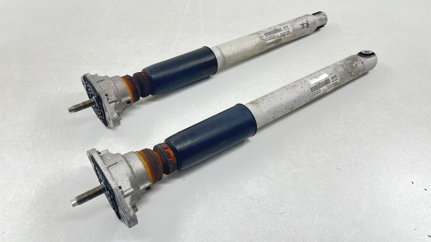 10-16 PORSCHE PANAMERA LEFT AND RIGHT REAR SHOCK ABSORBER SUSPENSION PAIR OEM