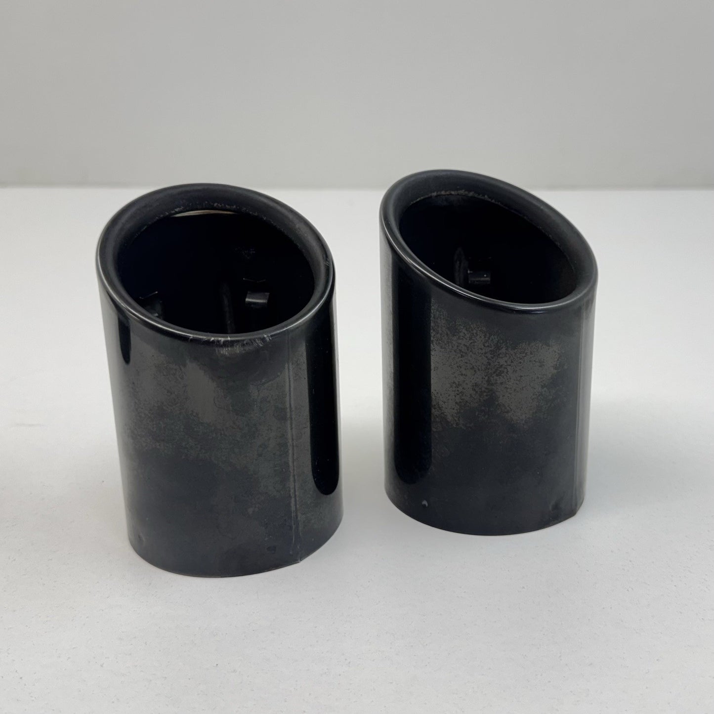 19-21 BMW M2 F87 Competition Rear Muffler Exhaust Tip Set Black 7853892 OEM