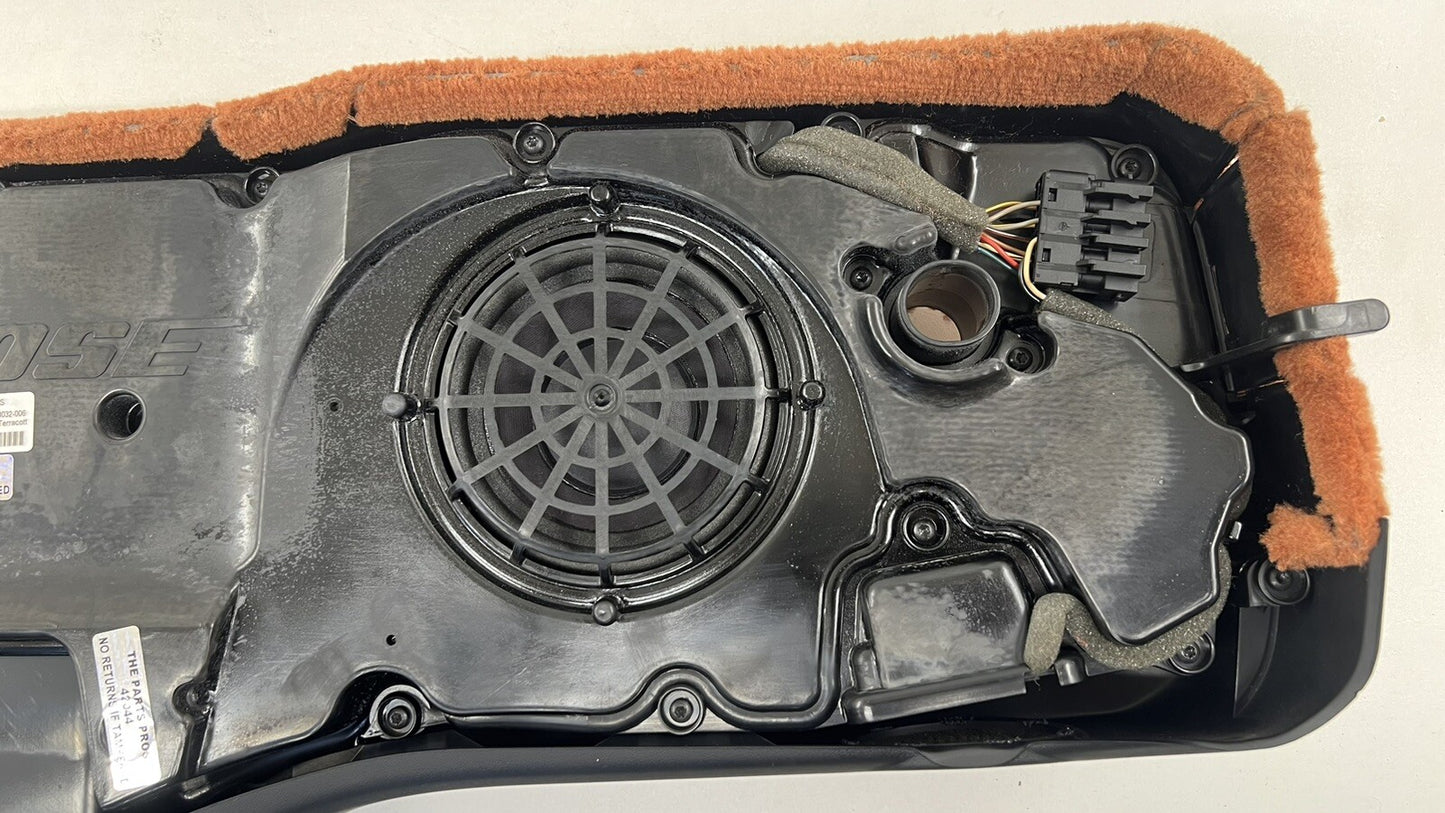 05-12 PORSCHE BOXSTER 987 REAR SUBWOOFER BASSBOX SPEAKER BOSE TERRACOTTA OEM