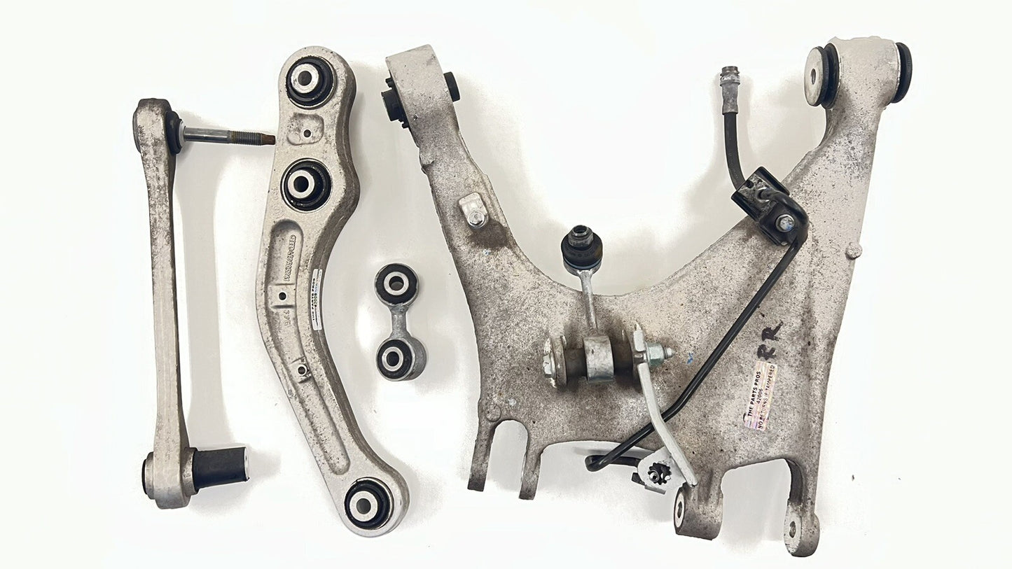 13-18 BENTLEY FLYING SPUR PASSENGER RIGHT REAR CONTROL ARM SET OEM