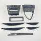 06-10 BMW M6 E63 E64 Interior Carbon Fiber Trim Set Door Panel Dashboard OEM