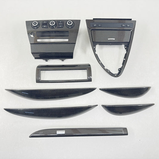 06-10 BMW M6 E63 E64 Interior Carbon Fiber Trim Set Door Panel Dashboard OEM